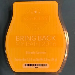 NEW SCENTSY BAR.  Scentsy SIMPLY LEMON wax Bar.